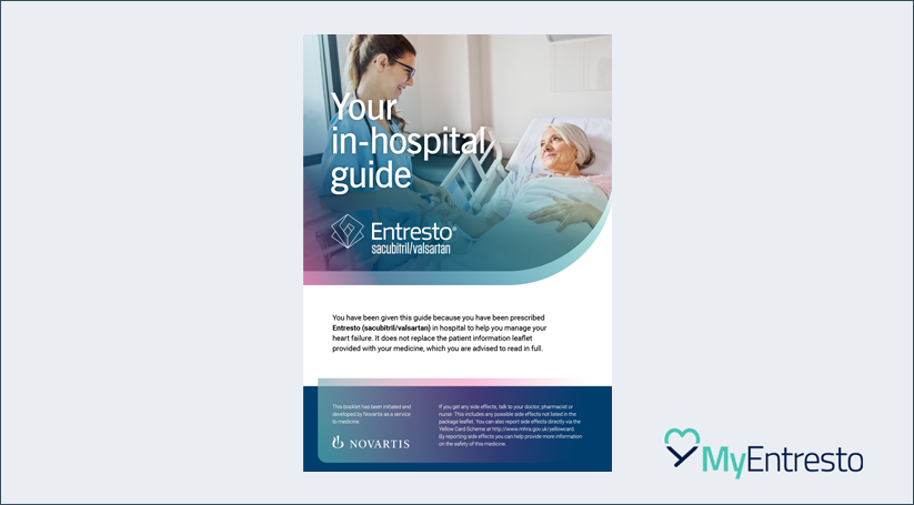 Thumbnail image of Your Guide to ENTRESTO in hospital document.